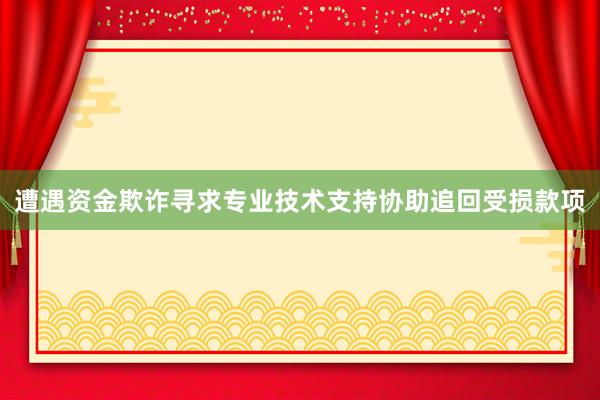 遭遇资金欺诈寻求专业技术支持协助追回受损款项